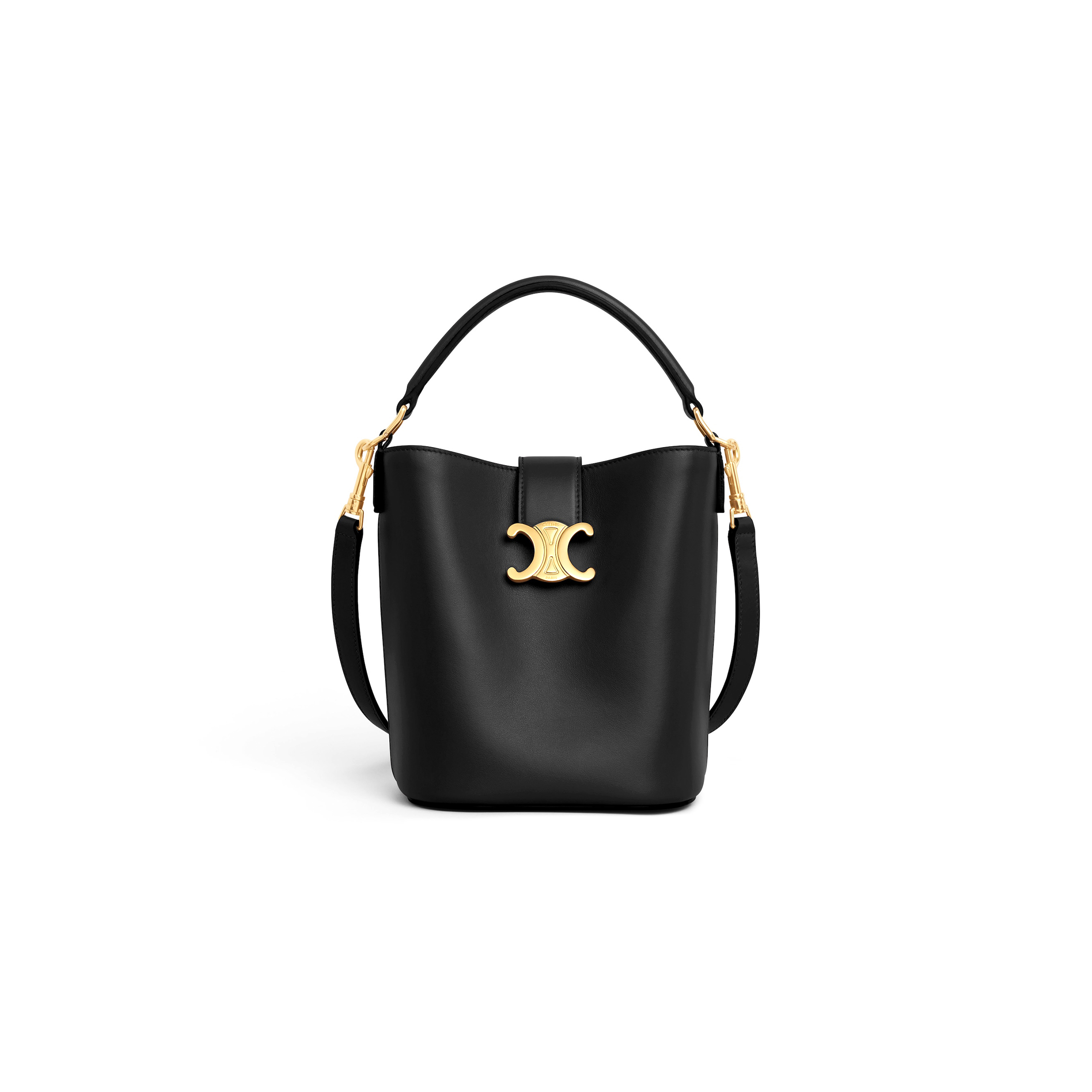 CELINE SMALL BUCKET LOUISE IN SMOOTH CALFSKIN 119173FX9.38NO (19*16*12cm)